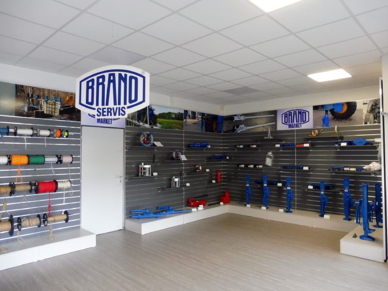 Servisní středisko na opravu ručních zvedacích zařízení značky BRANO